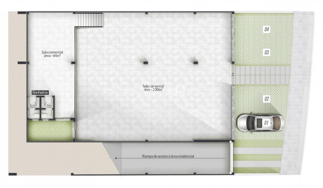 Loja-Salão, 312 m² - Foto 2