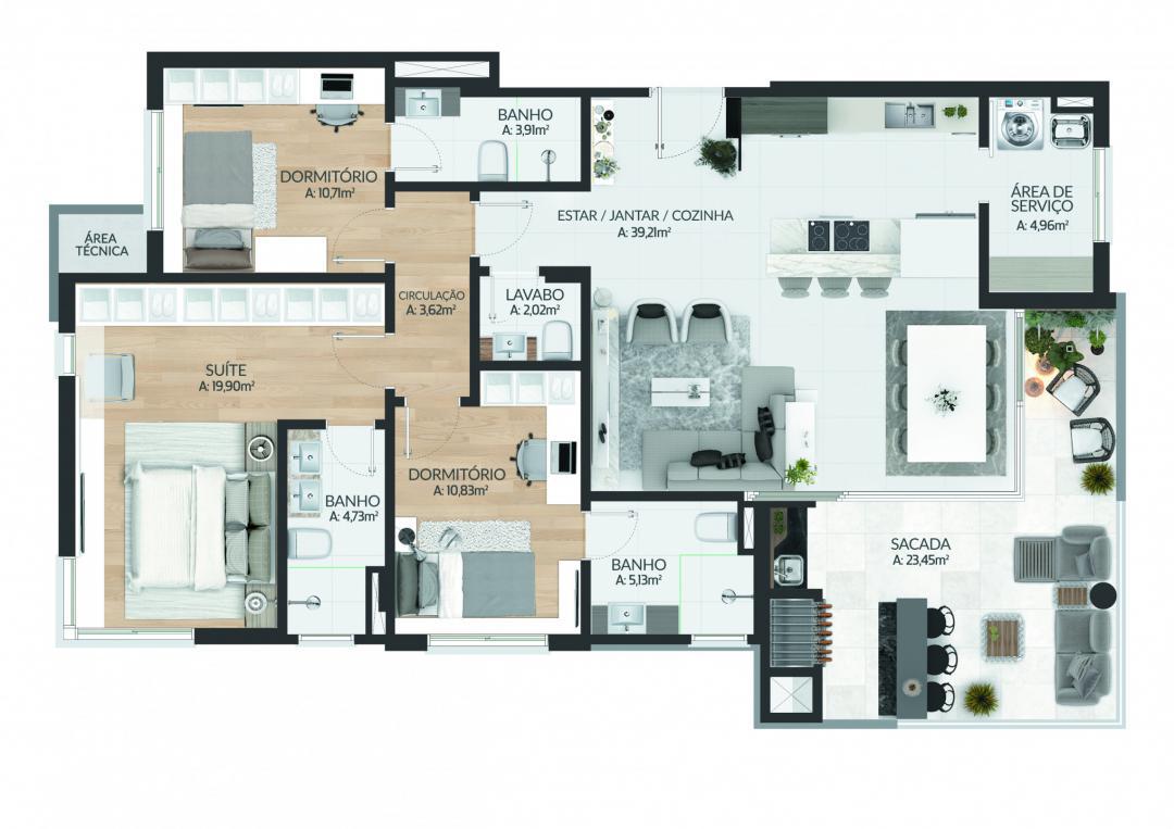 Apartamento, 137 m² - Foto 35