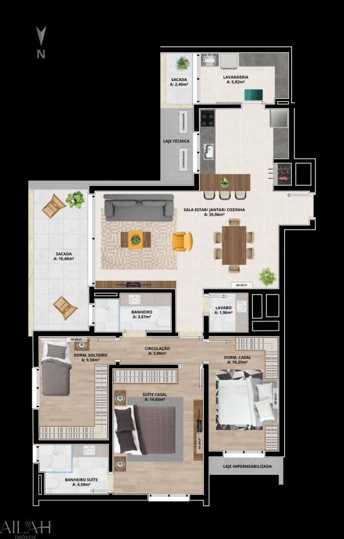 Apartamento, 3 quartos, 129 m² - Foto 22