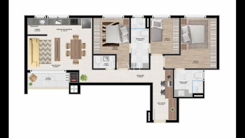 Apartamento, 3 quartos, 129 m² - Foto 27