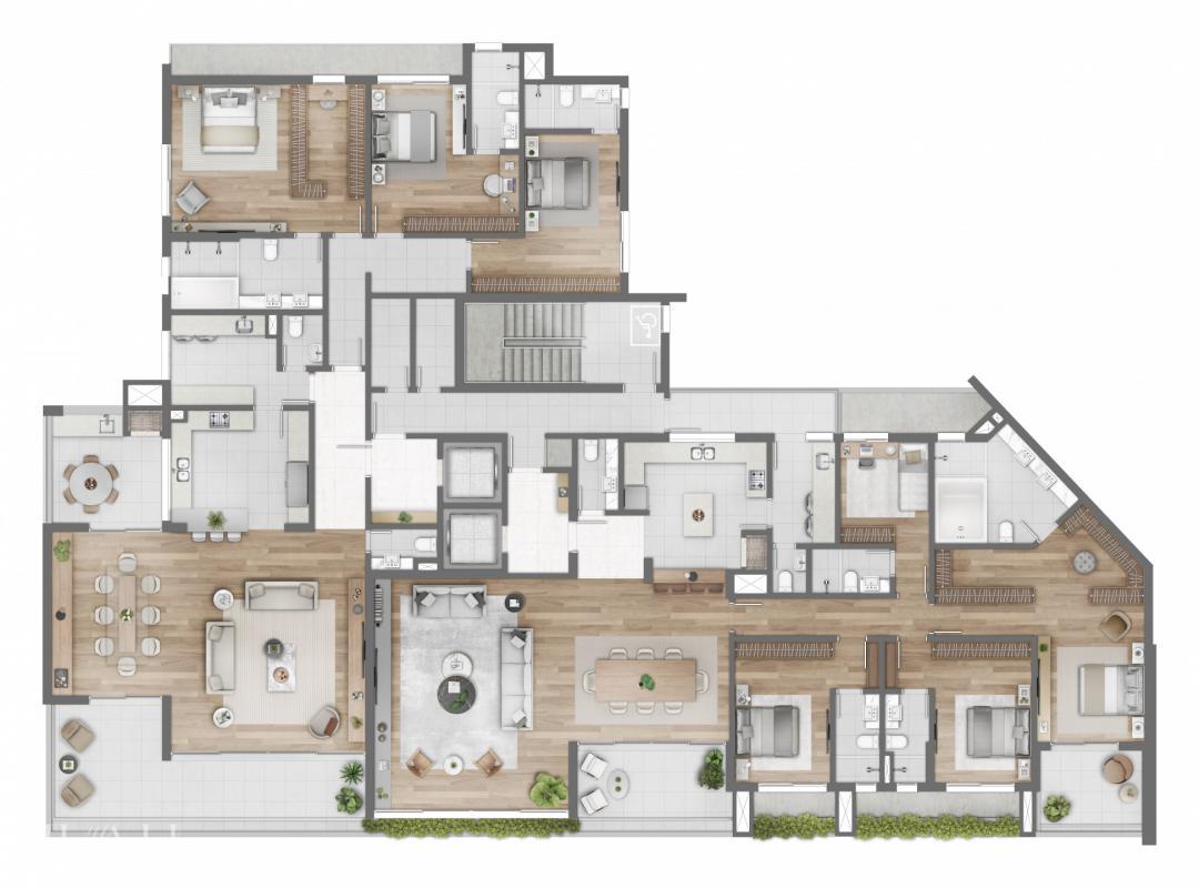 Apartamento, 3 quartos, 272 m² - Foto 7
