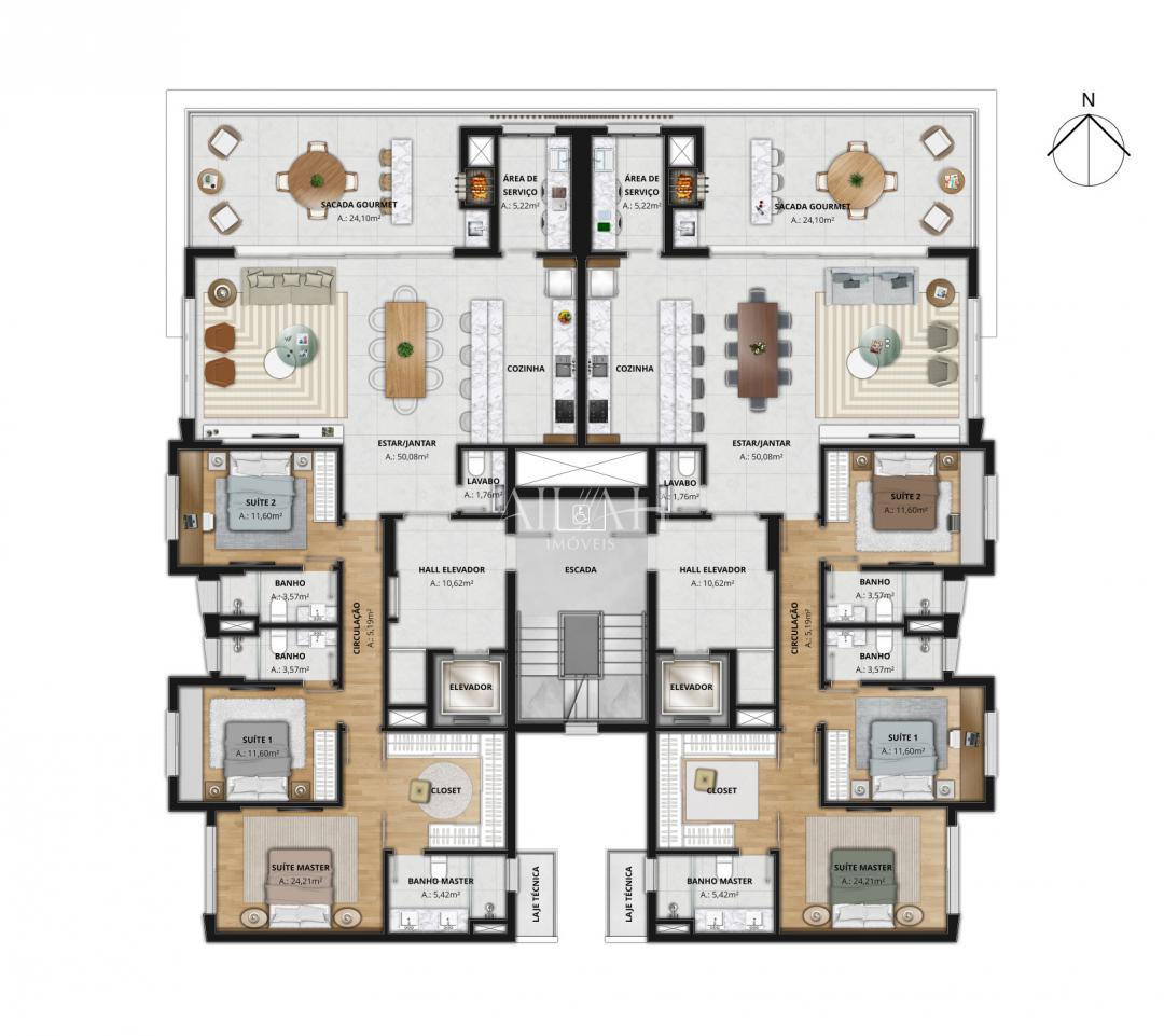 Apartamento, 3 quartos, 170 m² - Foto 20