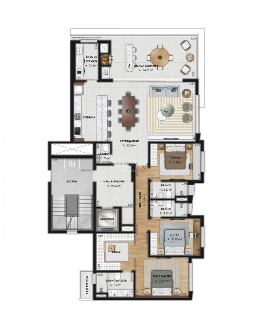 Apartamento, 3 quartos, 170 m² - Foto 21