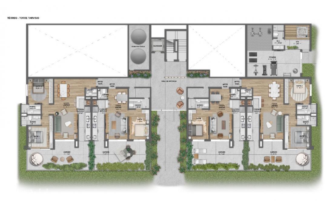 Apartamento, 1 quarto, 54 m² - Foto 18