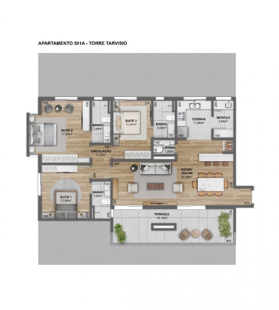 Apartamento, 1 quarto, 54 m² - Foto 24