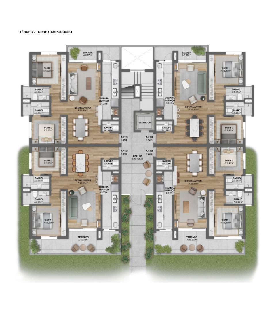 Apartamento, 1 quarto, 54 m² - Foto 25