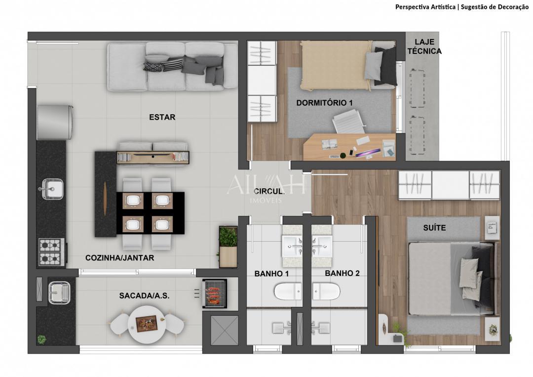Apartamento, 2 quartos, 63 m² - Foto 14