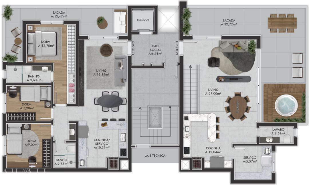Apartamento, 3 quartos, 92 m² - Foto 6
