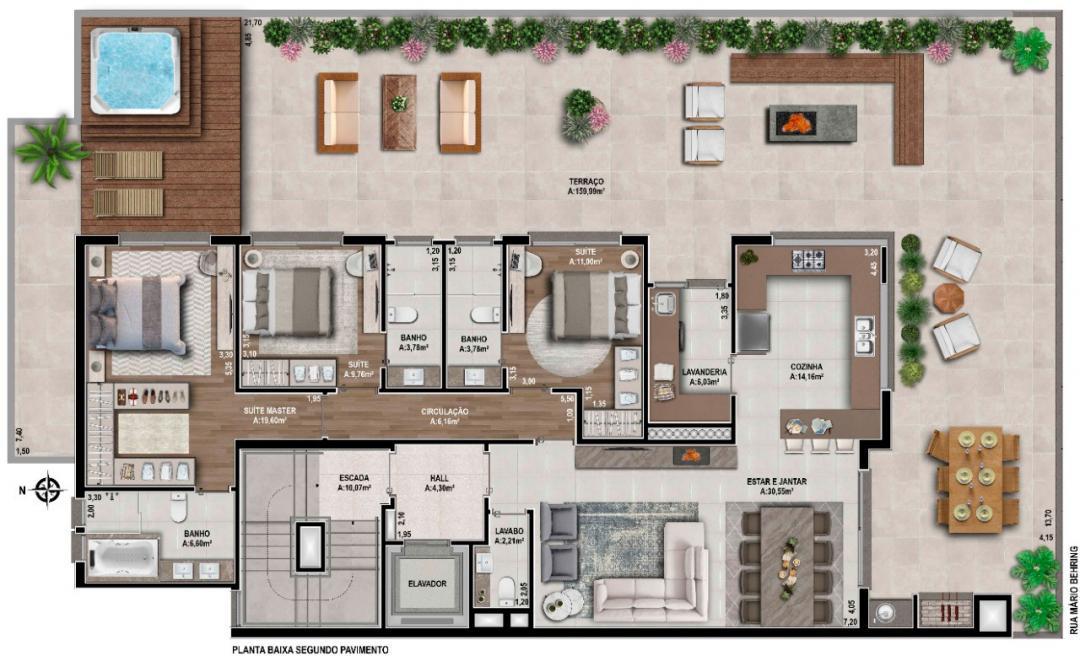 Apartamento, 3 quartos, 156 m² - Foto 9