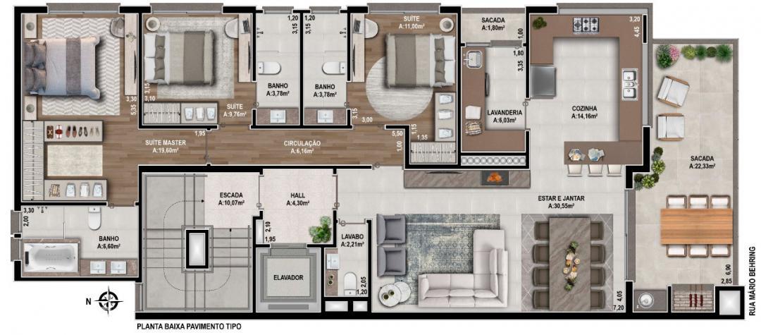 Apartamento, 3 quartos, 156 m² - Foto 7