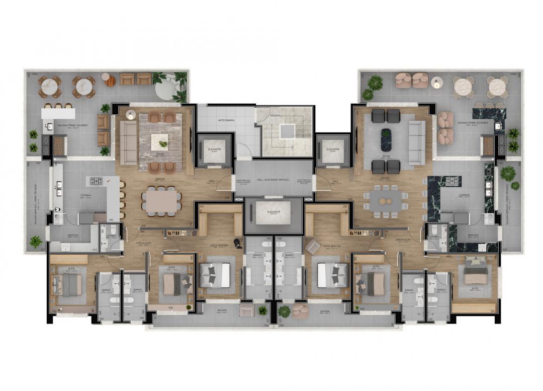 Apartamento, 3 quartos, 225 m² - Foto 15