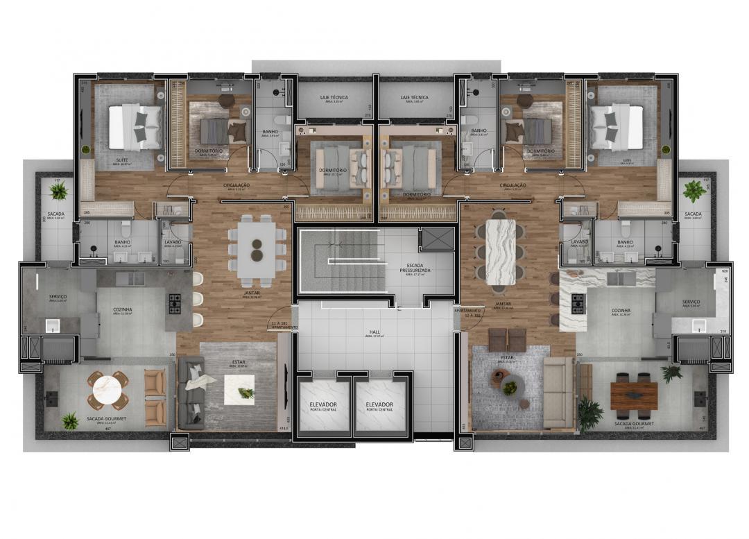 Apartamento, 3 quartos, 140 m² - Foto 5