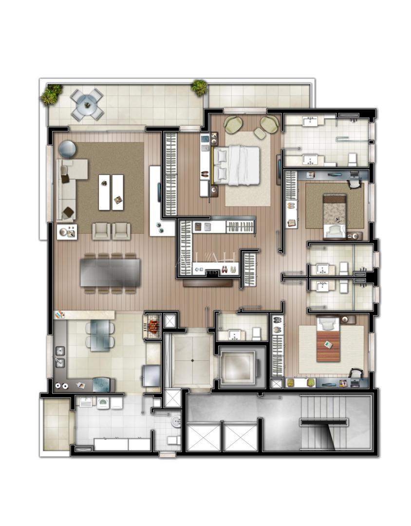 Apartamento, 3 quartos, 206 m² - Foto 32