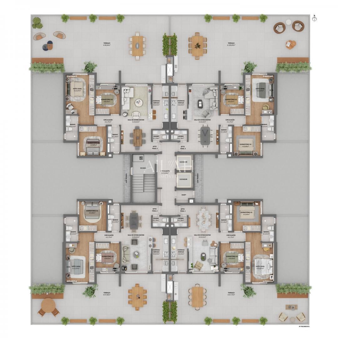 Apartamento, 3 quartos, 199 m² - Foto 17