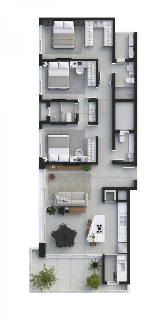 Apartamento, 3 quartos, 116 m² - Foto 9