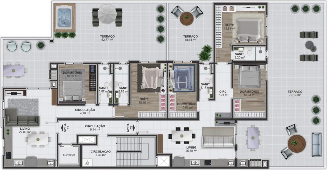 Apartamento, 2 quartos, 143 m² - Foto 7