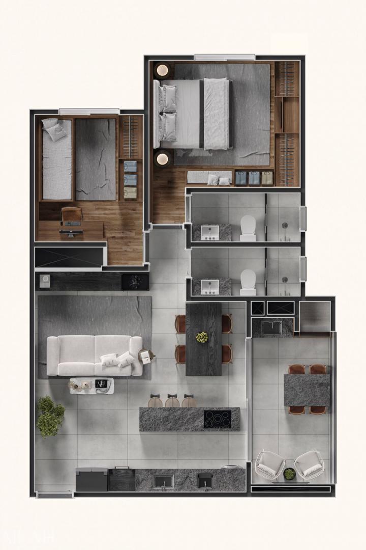 Apartamento, 2 quartos, 75 m² - Foto 17
