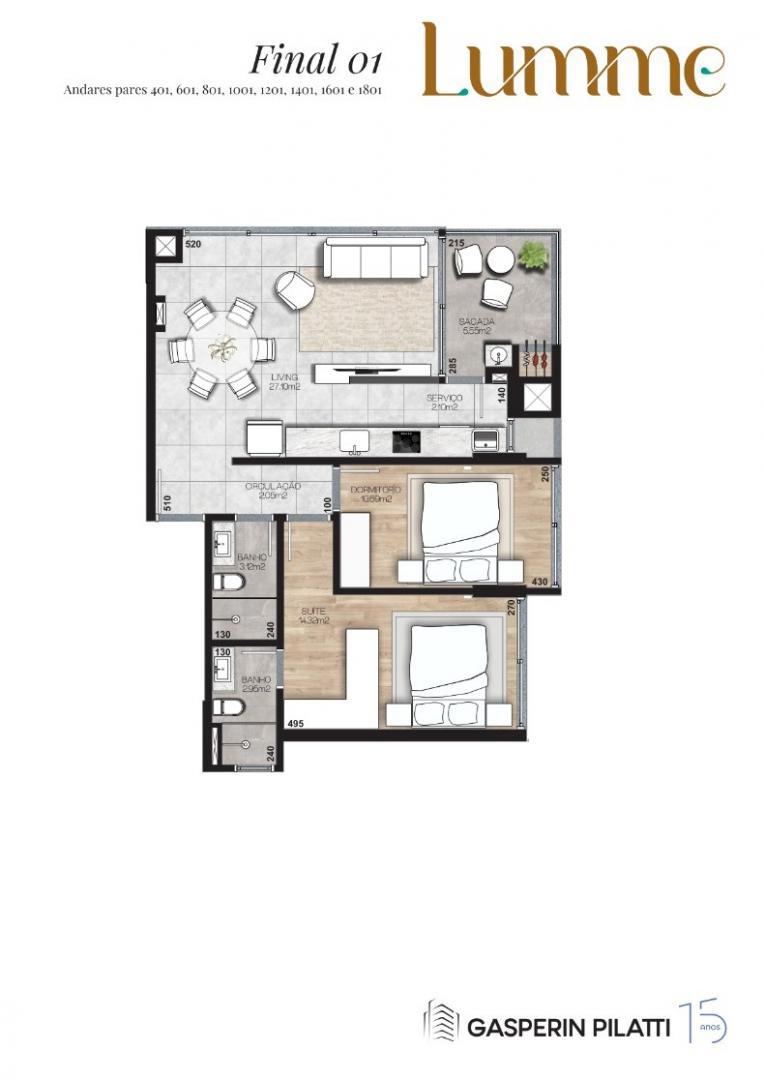 Apartamento, 2 quartos, 78 m² - Foto 5