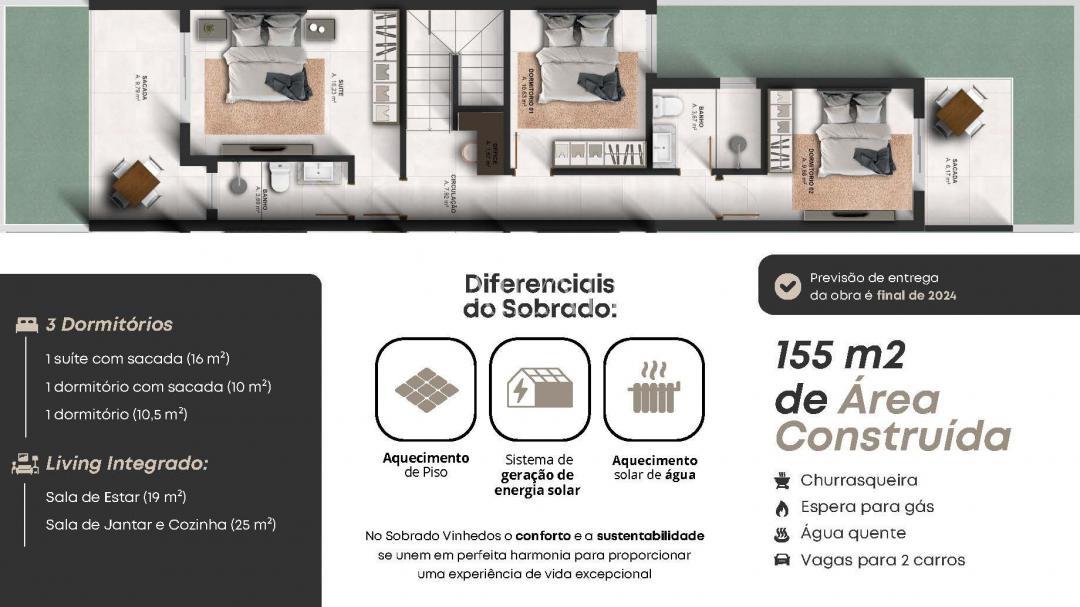 Casa, 3 quartos, 155 m² - Foto 11