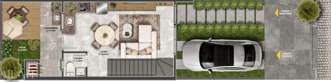 Casa, 2 quartos, 68 m² - Foto 4