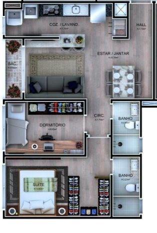 Apartamento, 2 quartos, 58 m² - Foto 13