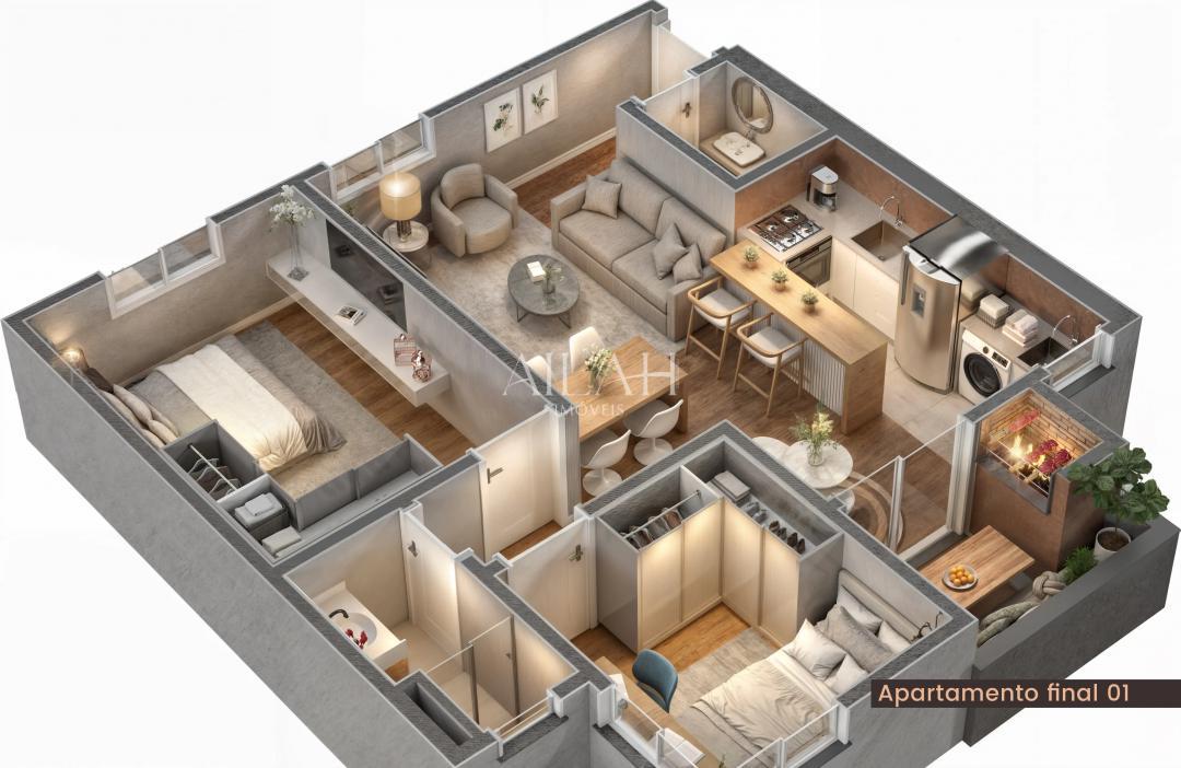 Apartamento, 2 quartos, 92 m² - Foto 2