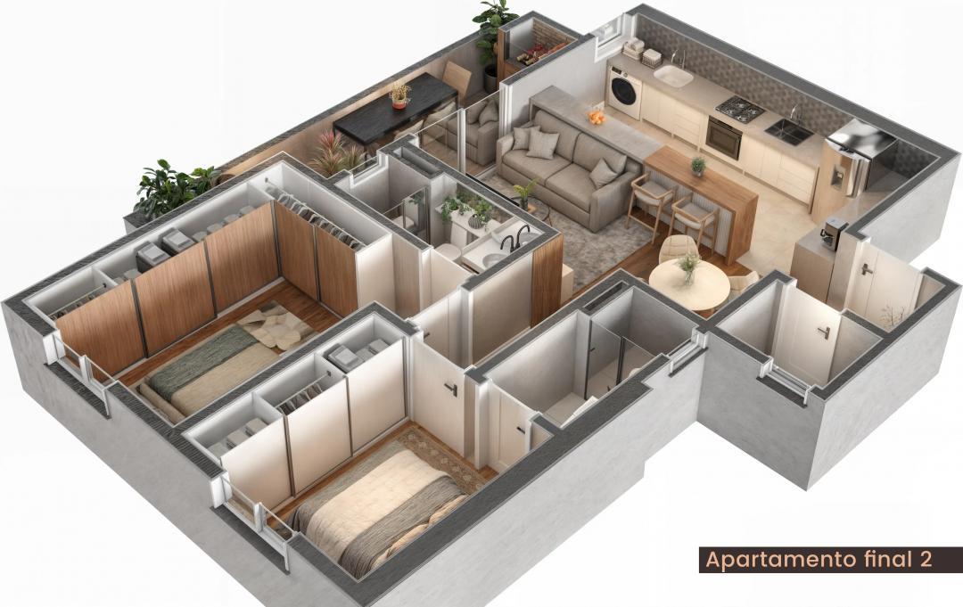 Apartamento, 2 quartos, 78 m² - Foto 3