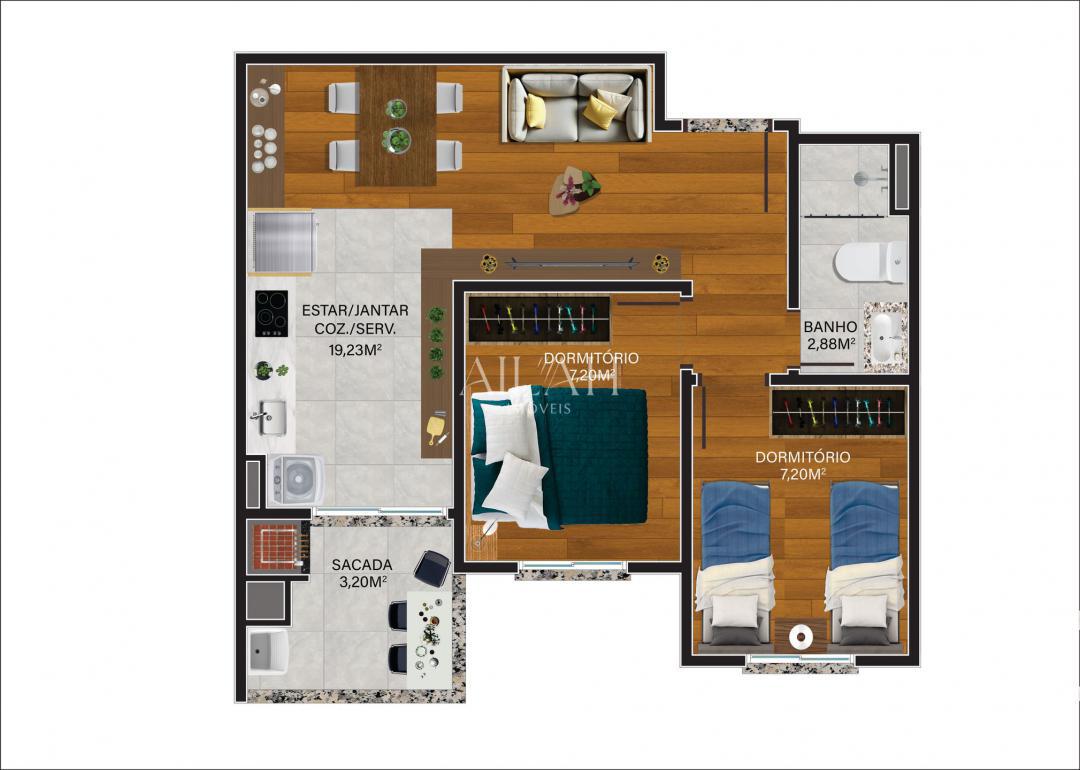 Apartamento, 2 quartos, 47 m² - Foto 5