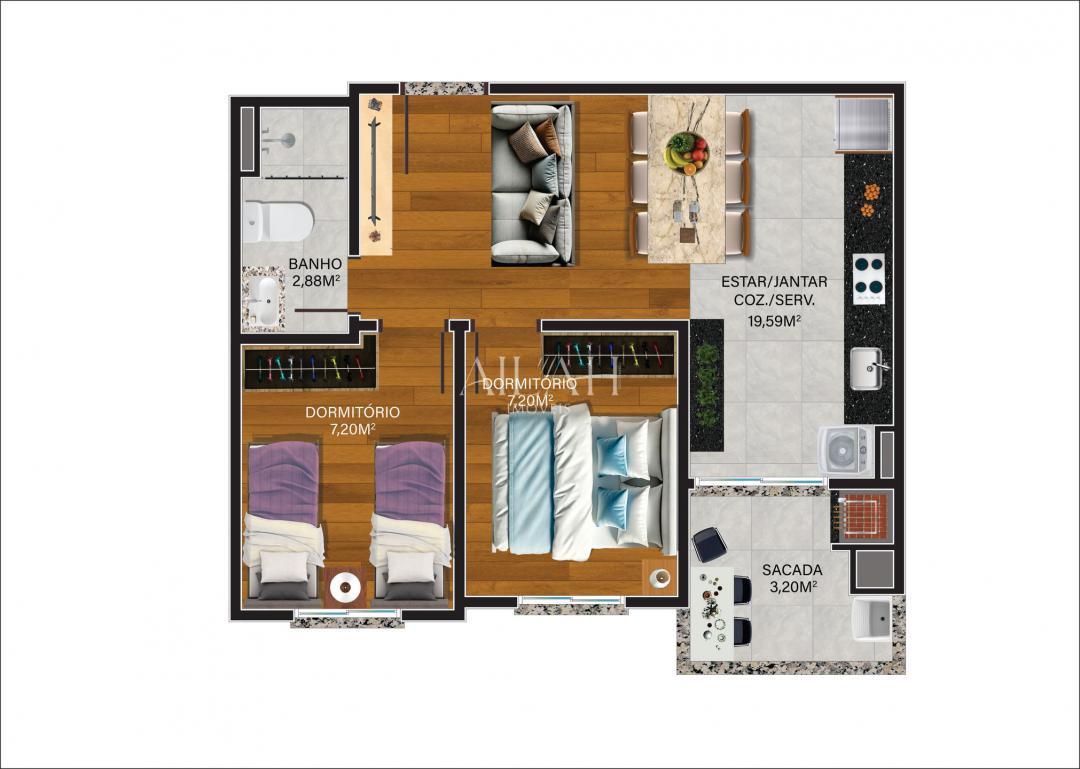 Apartamento, 2 quartos, 47 m² - Foto 6