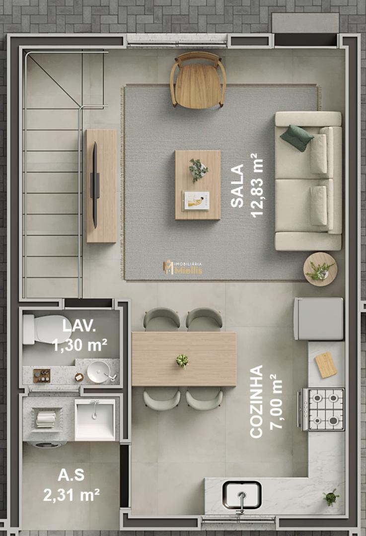 Casa de Condomínio, 2 quartos - Foto 5