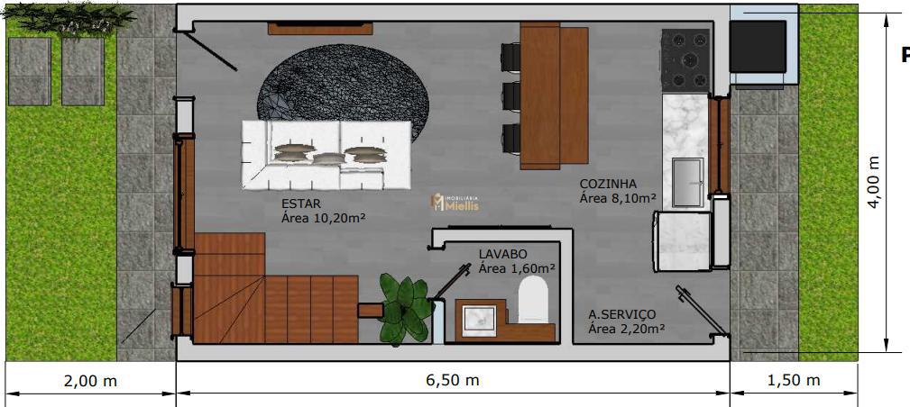 Casa, 2 quartos, 45 m² - Foto 3