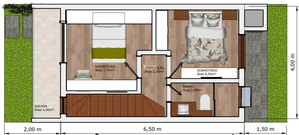 Casa, 2 quartos, 45 m² - Foto 4