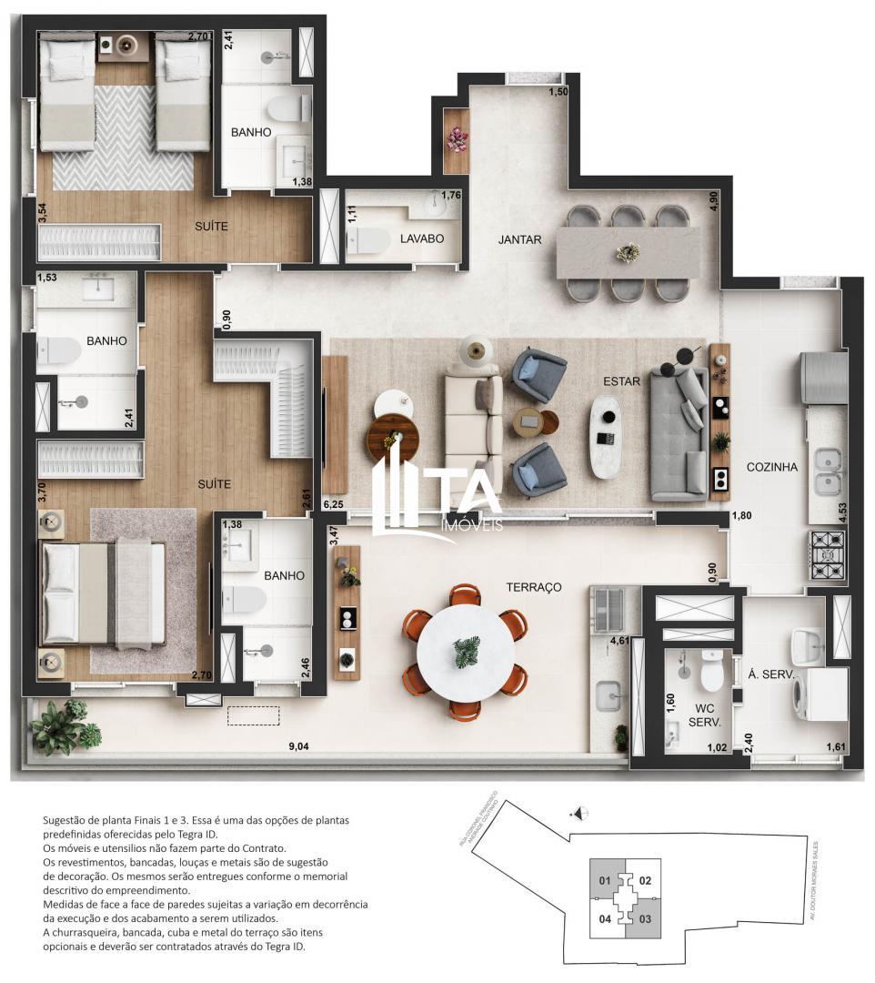 Apartamento, 3 quartos, 126 m² - Foto 27