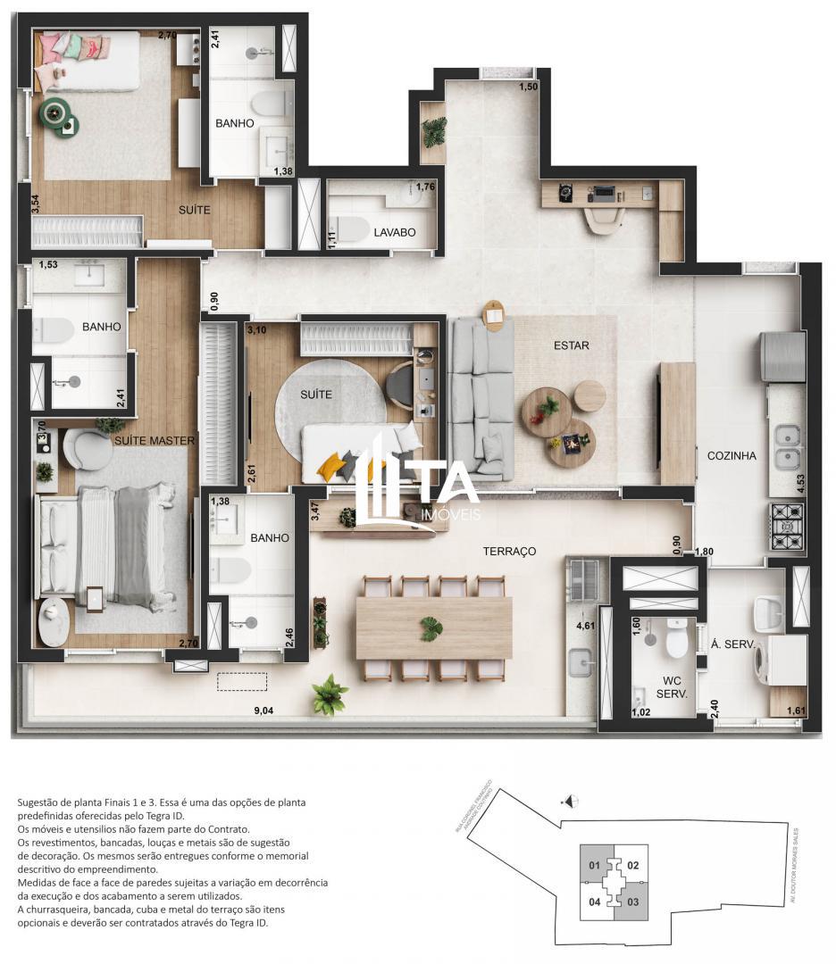 Apartamento, 3 quartos, 126 m² - Foto 28