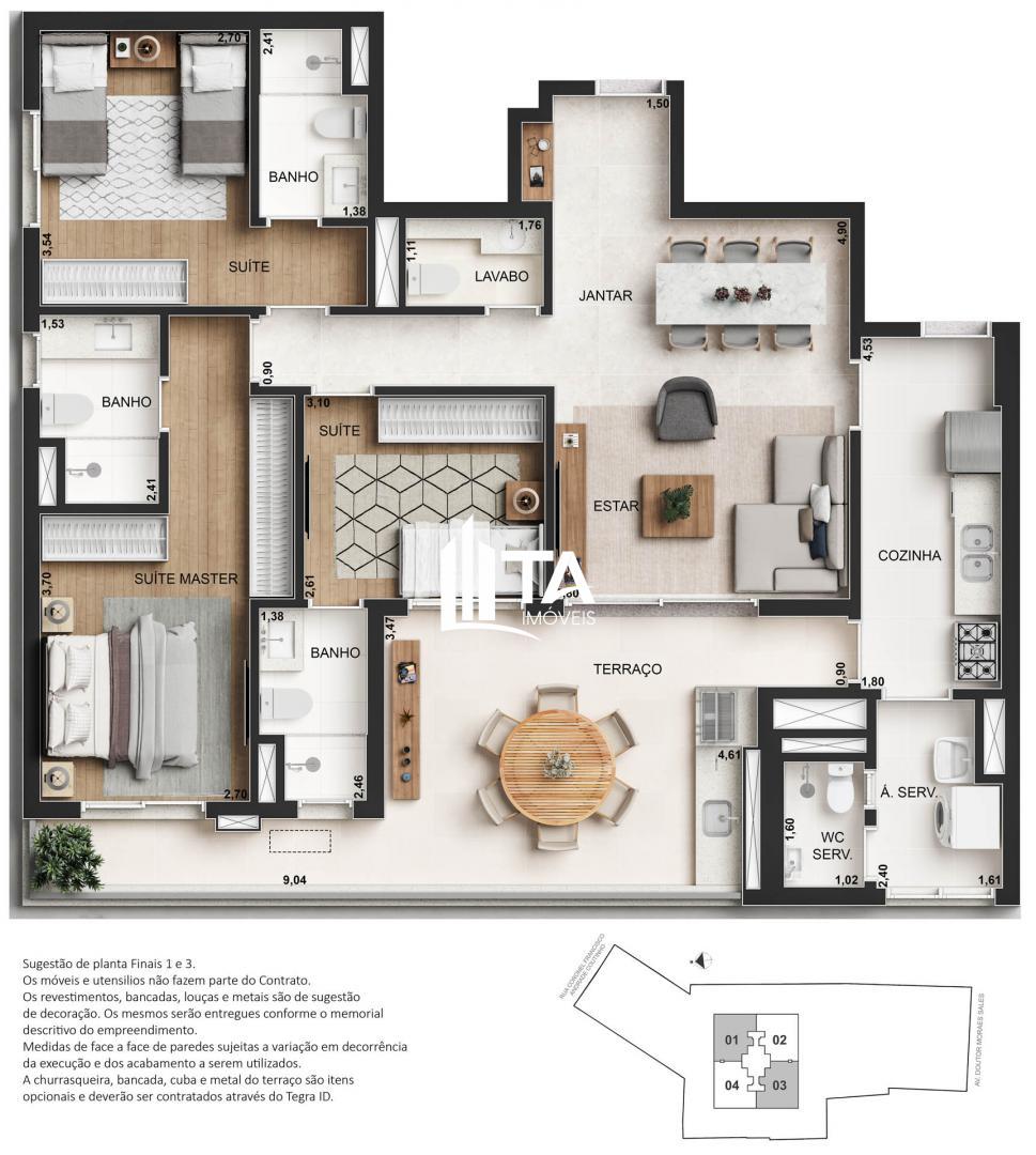 Apartamento, 3 quartos, 126 m² - Foto 29