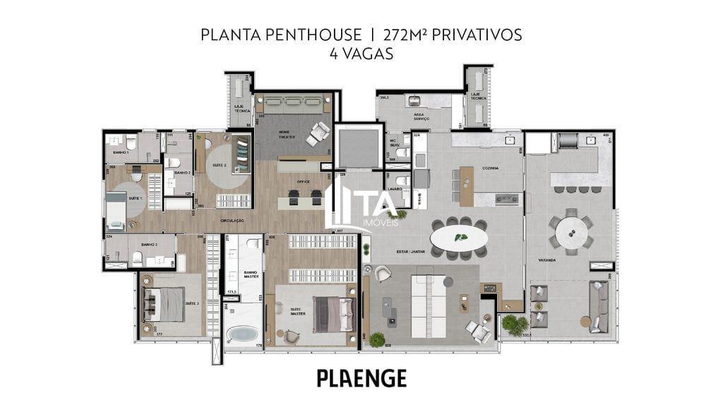 Apartamento, 3 quartos, 193 m² - Foto 21