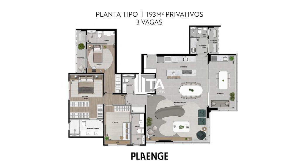 Apartamento, 3 quartos, 193 m² - Foto 19