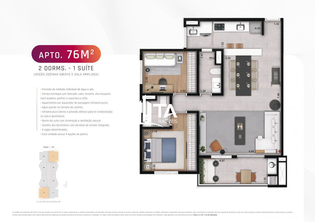 Apartamento, 3 quartos, 63 m² - Foto 27