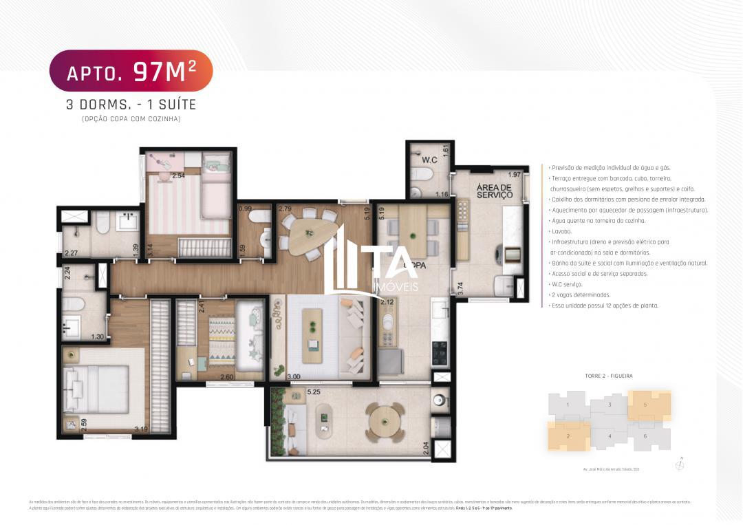 Apartamento, 3 quartos, 63 m² - Foto 31