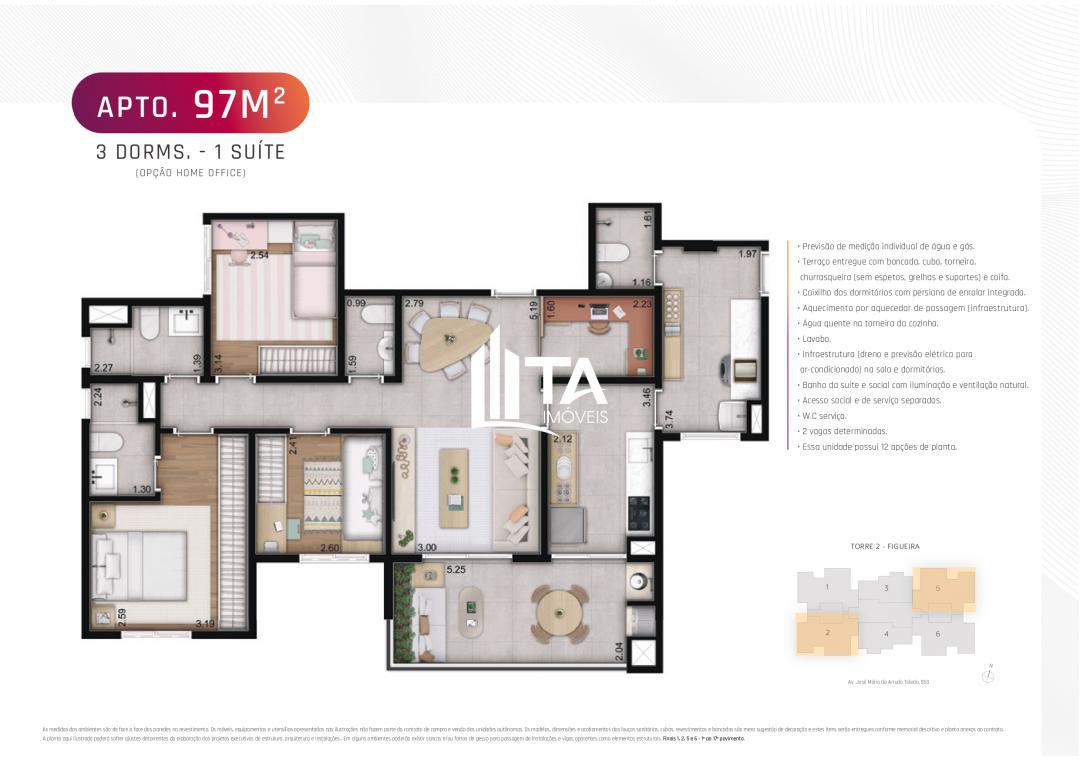 Apartamento, 3 quartos, 63 m² - Foto 32