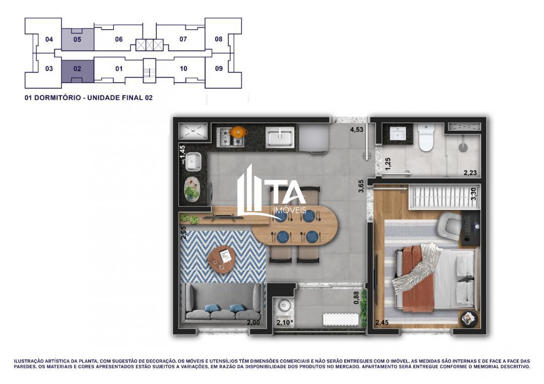Apartamento, 2 quartos, 55 m² - Foto 19
