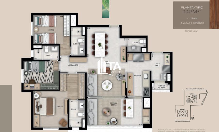 Apartamento, 3 quartos, 112 m² - Foto 25