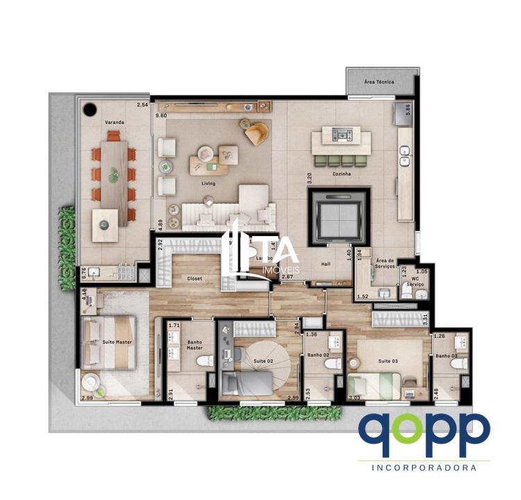 Apartamento, 3 quartos, 156 m² - Foto 28