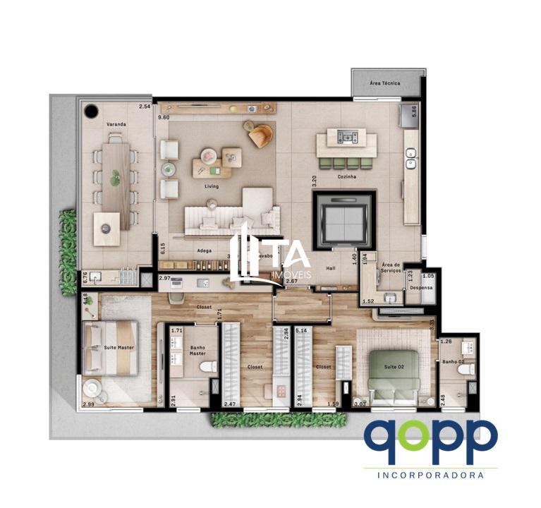 Apartamento, 3 quartos, 156 m² - Foto 29