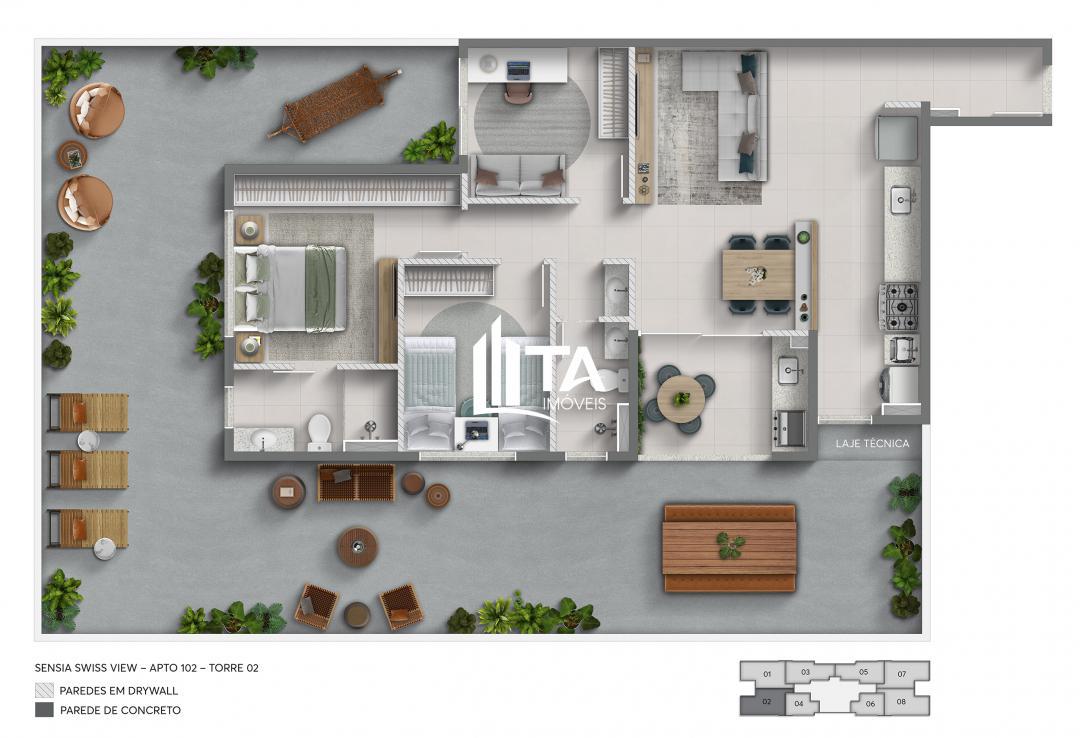 Apartamento, 2 quartos, 61 m² - Foto 29