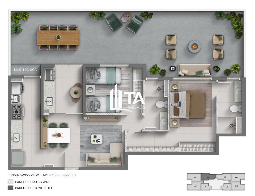 Apartamento, 2 quartos, 61 m² - Foto 30