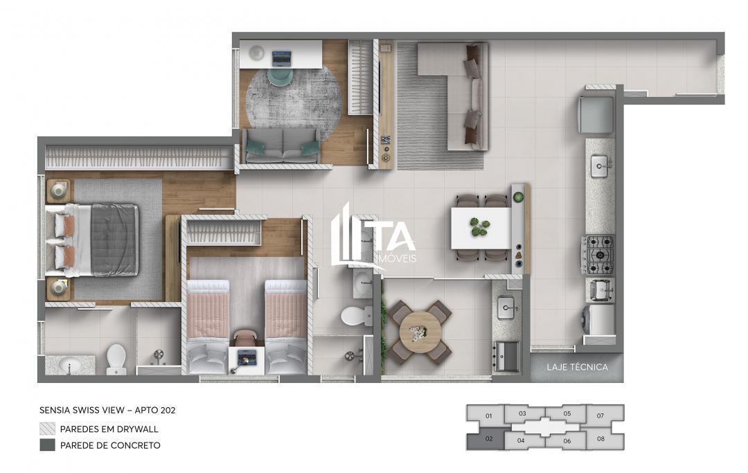 Apartamento, 2 quartos, 61 m² - Foto 31