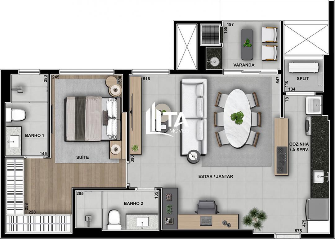 Apartamento, 2 quartos, 68 m² - Foto 36