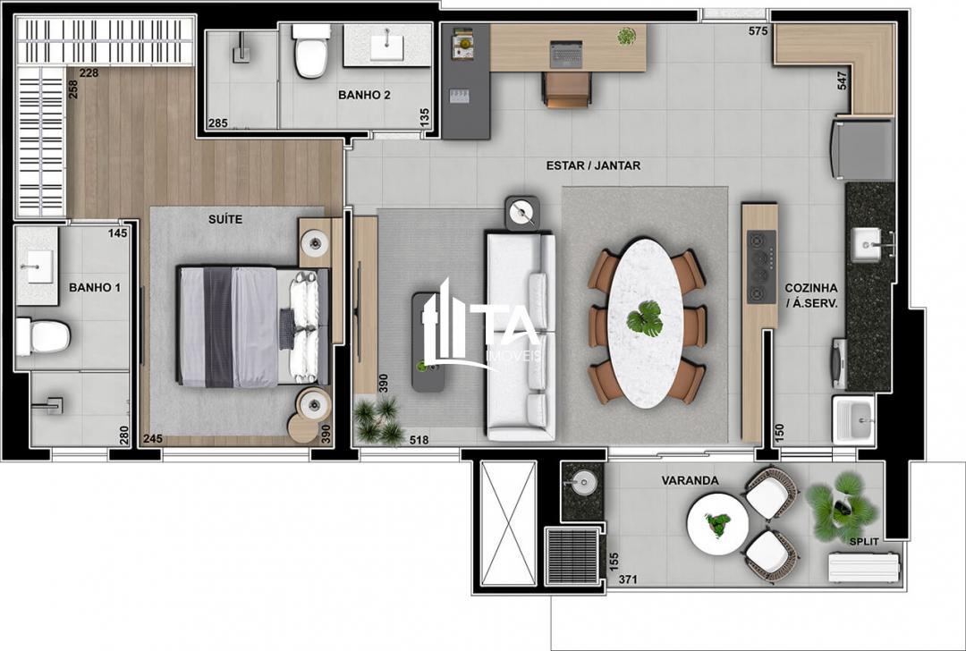 Apartamento, 2 quartos, 75 m² - Foto 36