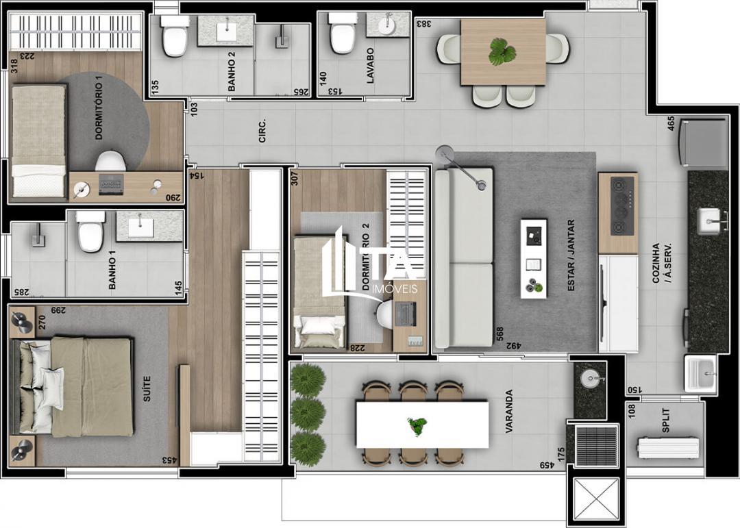 Apartamento, 3 quartos, 96 m² - Foto 35